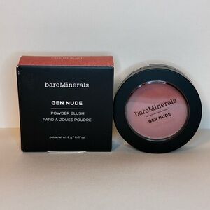 bareMinerals Gen Nude Powder Blush Call My Blush New In Box Full Size 2g .07 oz